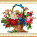 Rose basket (3D)()