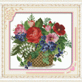 Flower in basket (/)