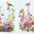 Birds and flower (/)(/)